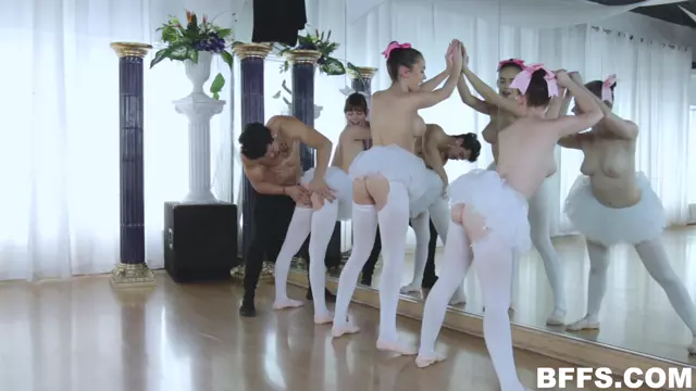 Poster: New Ballroom Dancing Teacher Fucks Young Ballerinas