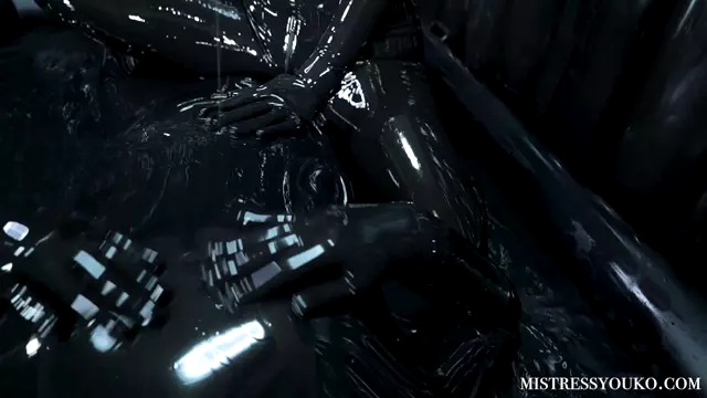 Poster: mistress youko - shiny black latex heaven - part 2