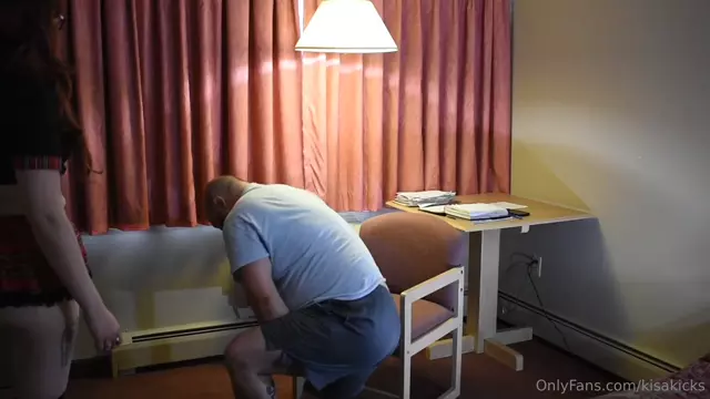 Poster: KISA KICKS AND CJ - My Pervy Tutor Gets Ballbusterd!