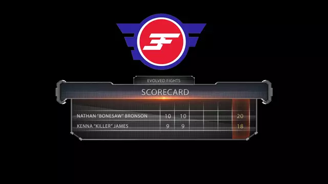 Poster: EvolvedFights 24 09 27 Kenna James Vs Nathan Bronson