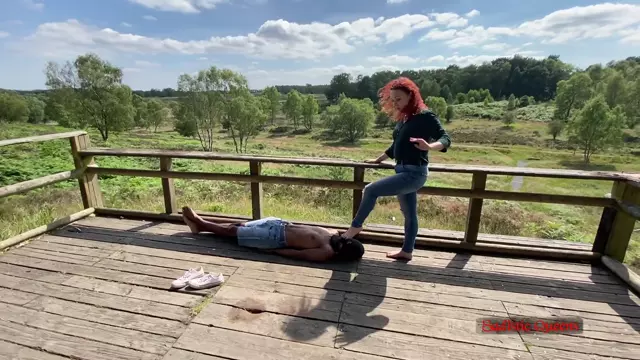 Poster: Sadistic Queens - Squishysax - Miss Katherine Kendal - Stomping Sweaty Feet Poster: Sadistic Queens - Squishysax - Miss Katherine Kendal - Stomping Sweaty Feet