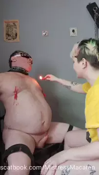 Poster: Waxplay and Nipple Torture – M4c4r3n