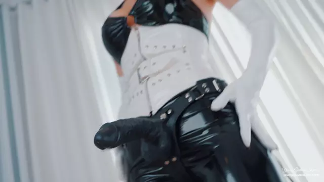 Poster: Young Goddess Kim - Fucked in Chastity -Handpicked Jerk-Off Instruction